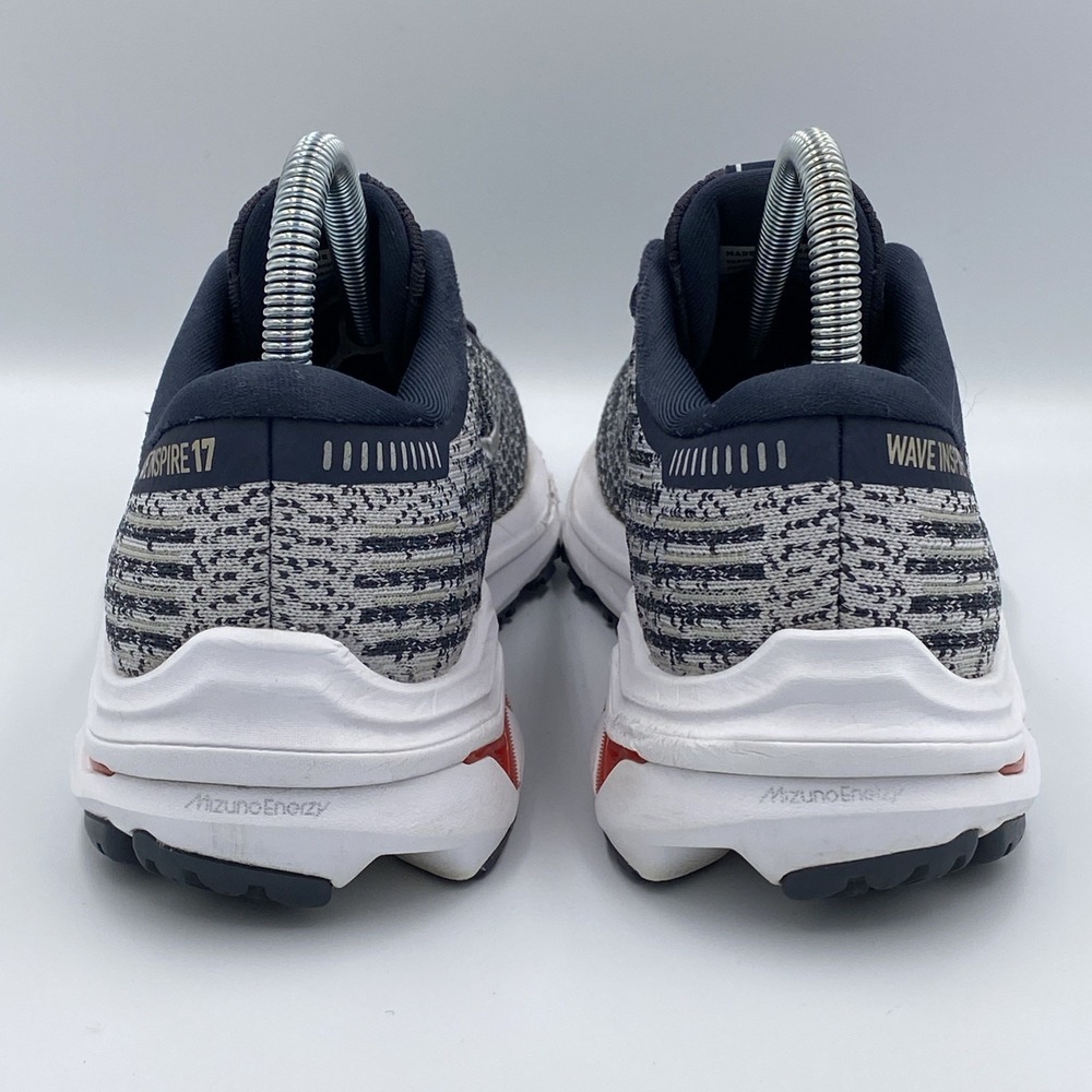 Mizuno Wave Inspire 17 Navy White Red Enerzy Running Shoes Women's 8 J1GD211359 - Picture 5 of 8